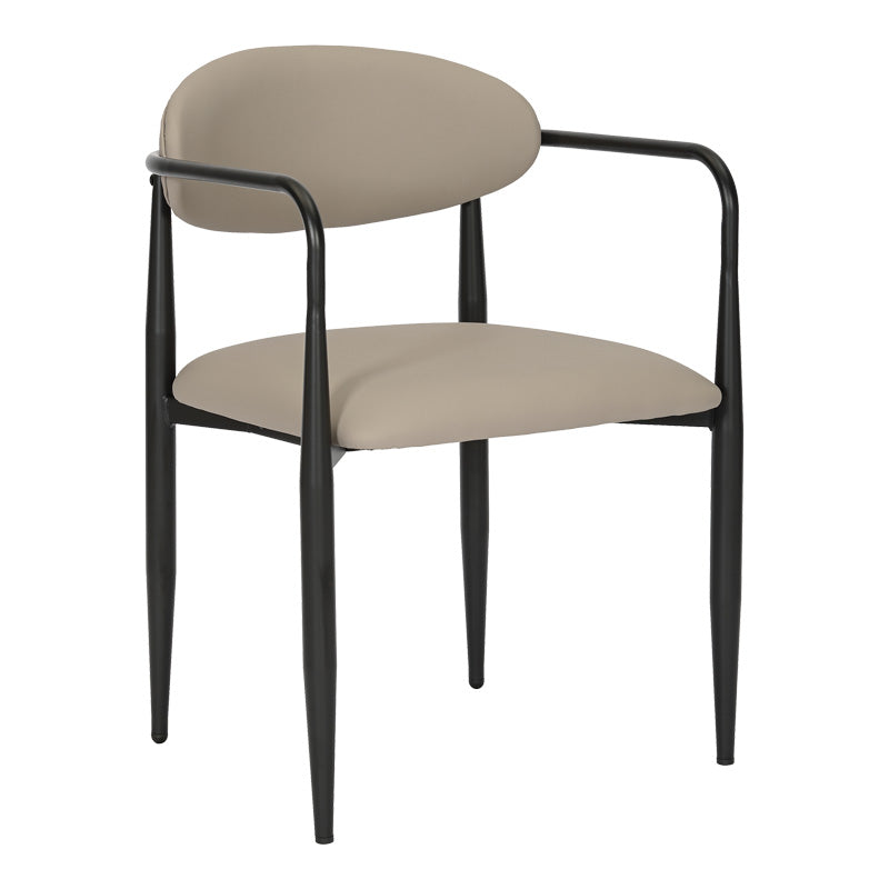 Трапезен стол Kalone  сиво-бежов цвят 56x55x78см