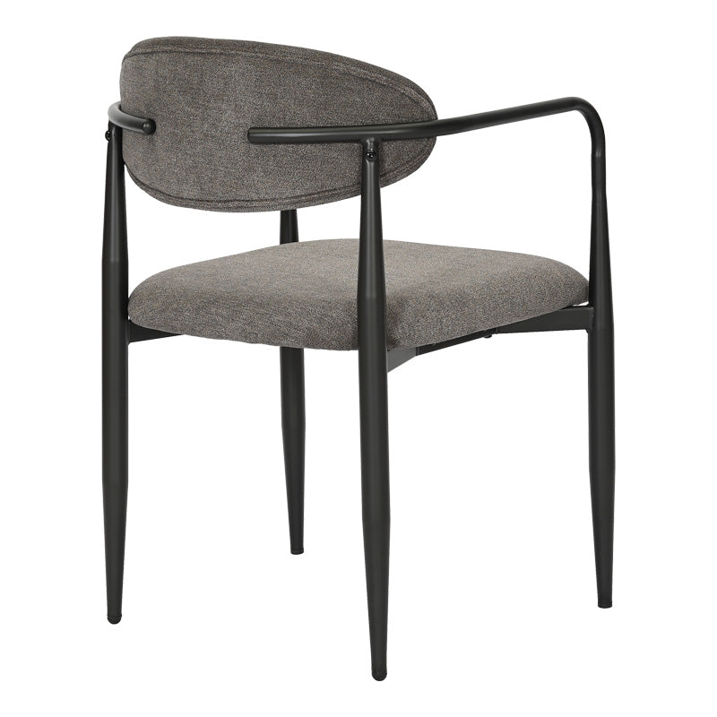 Трапезен стол  Kalone  цвят антрацит 56x55x78см