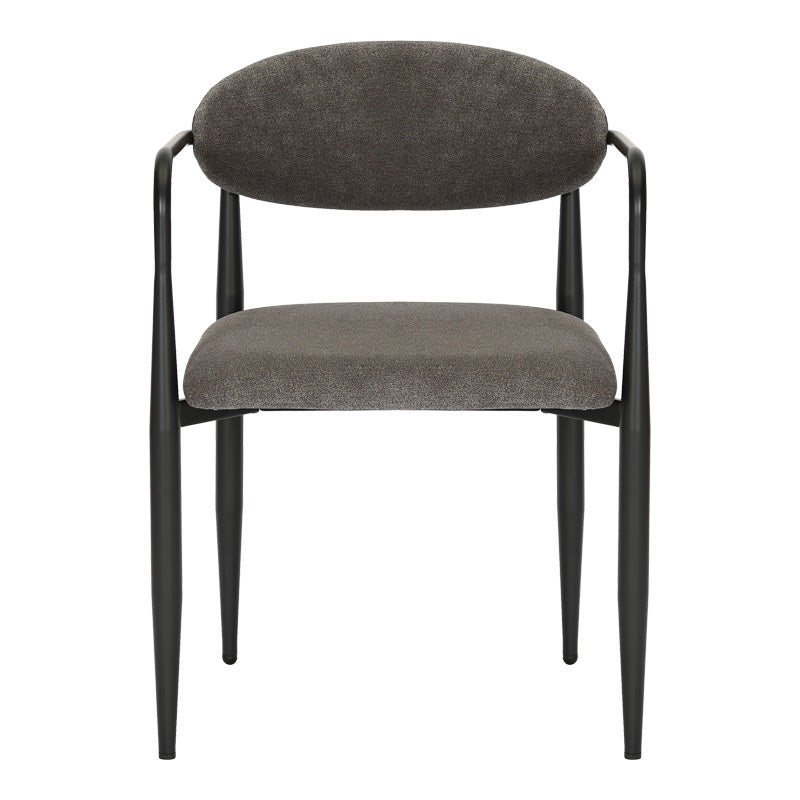 Трапезен стол Kalone цвят антрацит 56x55x78см