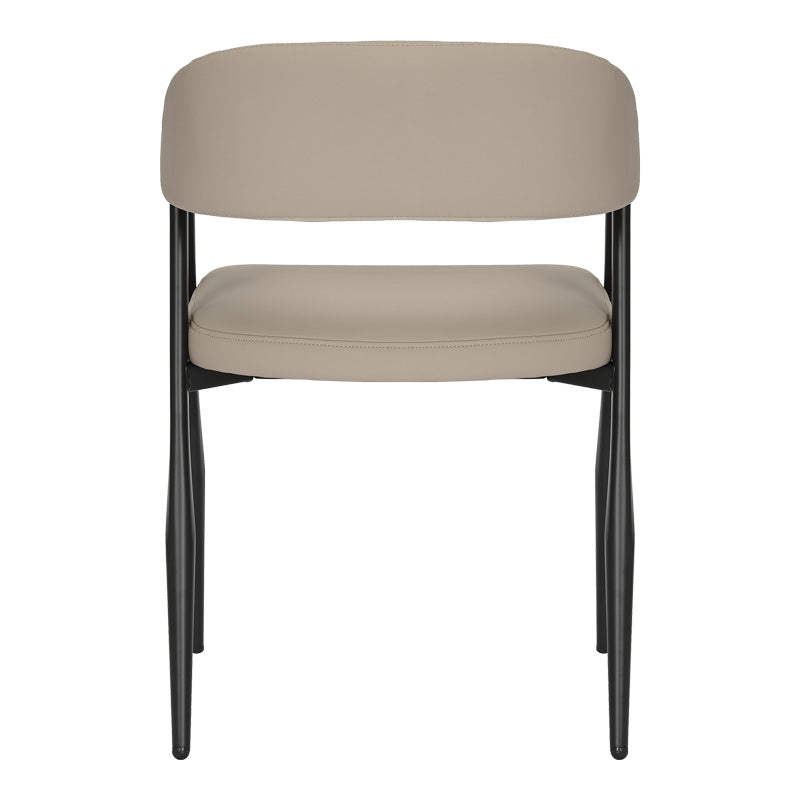 Трапезен стол Sezan сиво-бежов цвят 56x55x78см