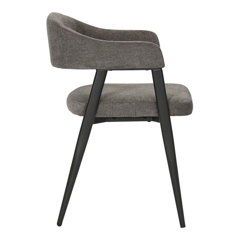 Трапезен стол Sezan цвят антрацит 56x55x78см