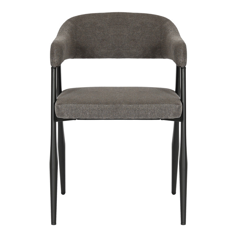 Трапезен стол Sezan цвят антрацит 56x55x78см