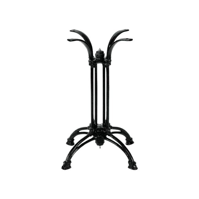 Метална основа за маса Astu в черен нюанс 42x42x72см