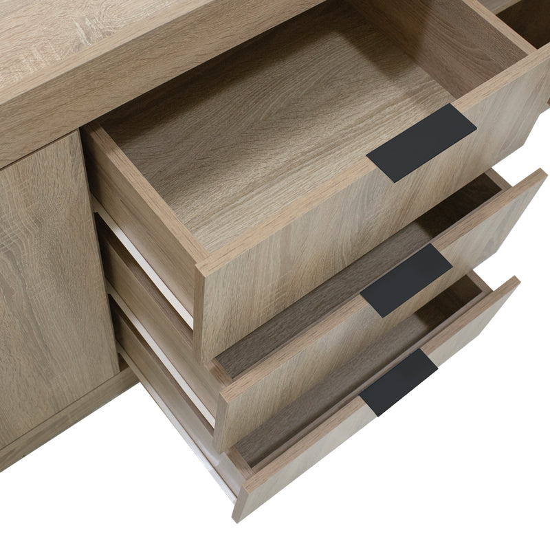 Бюфет Doha цвят сонома 180x45x80.5см