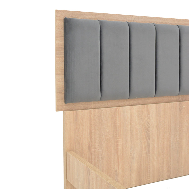 Двойно легло Monacol в натурален с тъмно сив цвят 160х200см