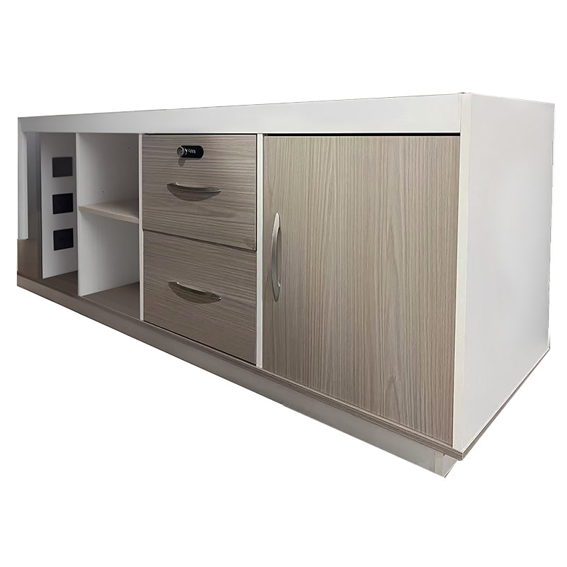 Професионално работно ъглово бюро Armadi сонома-бял цвят 200x90x75см