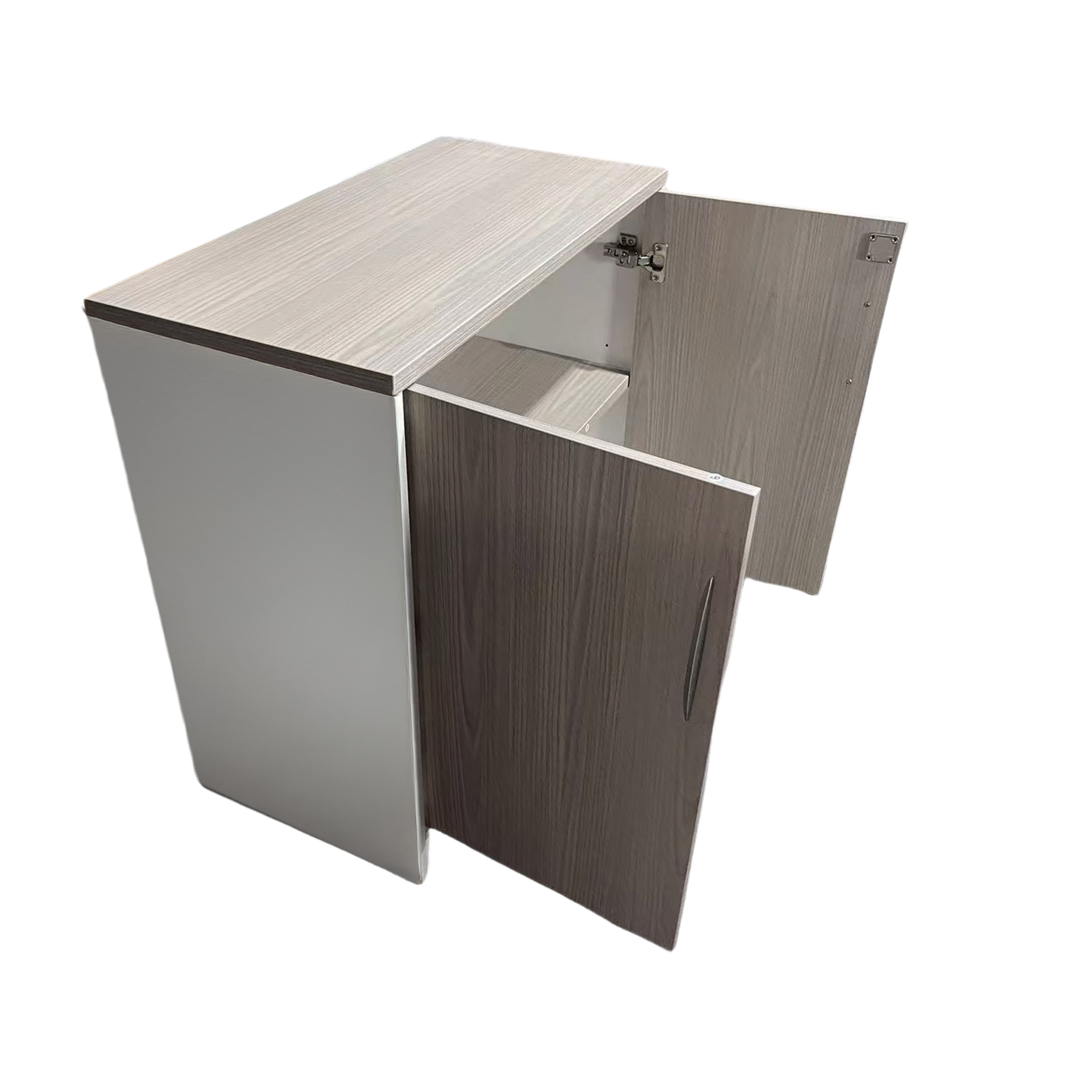 Офис шкаф Armadi в цвят сонома-бял 80x40x80см