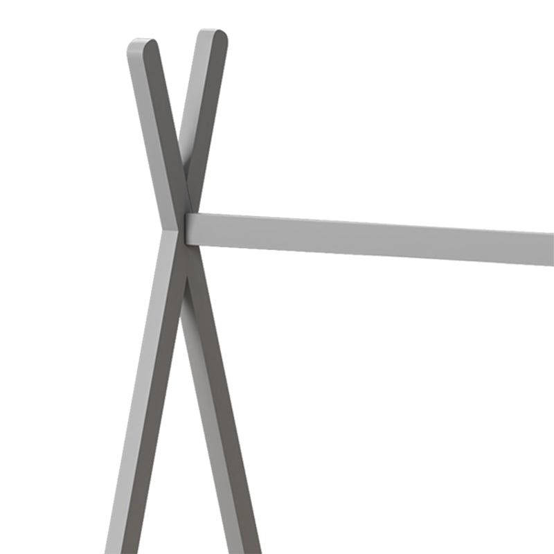 Монтесори стил Lilly детско легло сив нюанс борово дърво за матрак 90x190см