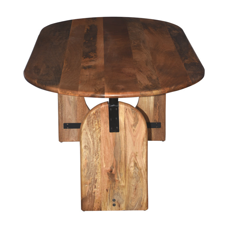 Маса Jenkou мангово дърво в естествен цвят 180x90x76см