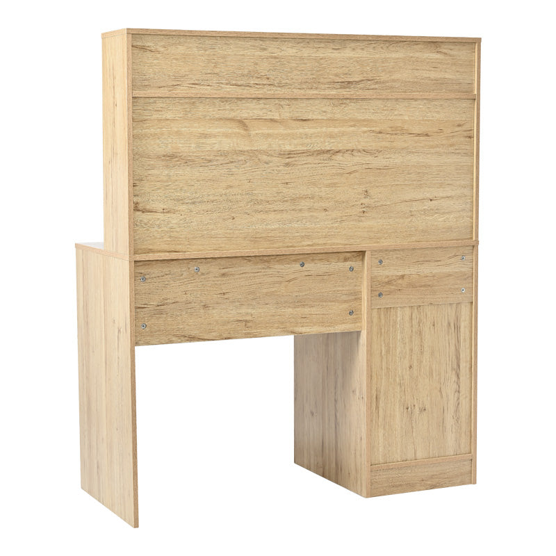 Офис бюро с рафт Secreta в цвят дъб 110x50x135см