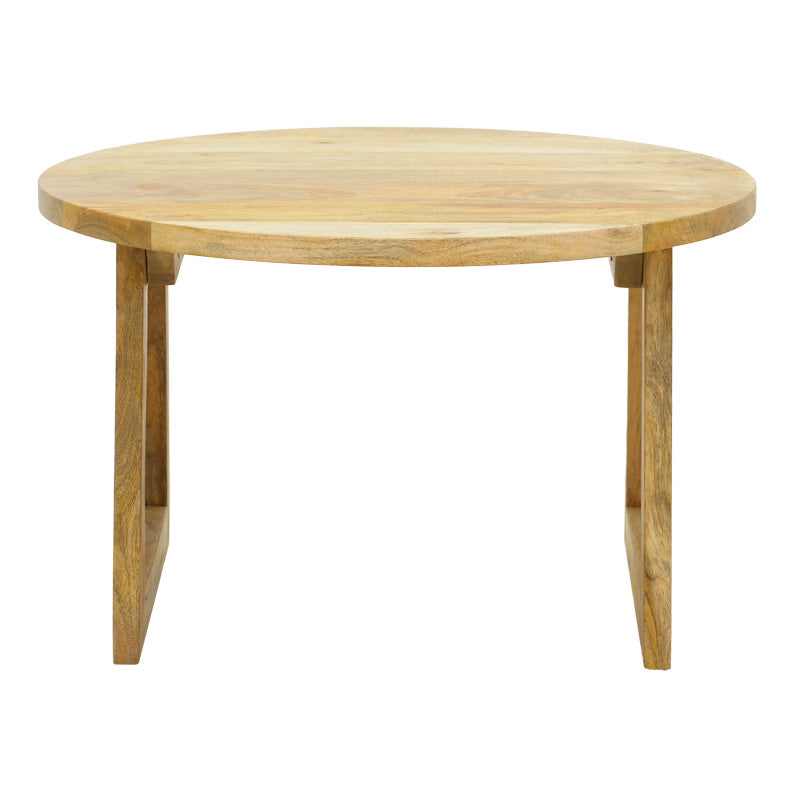 Маса Tamarind мангово дърво-естествен ратан в естествен нюанс φ65x40cm