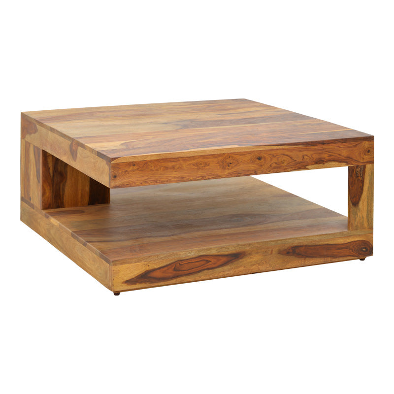 Маса Stolic масивно дърво нюанс орех 90x90x40cм