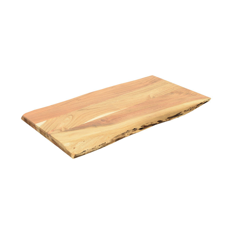 Плот за маса Pozier масивно акациево дърво в естествен нюанс 160x90x4cm