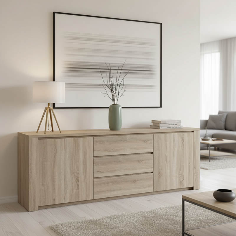 Бюфет Кalya в нюанс сонома 220x49x89.5cm