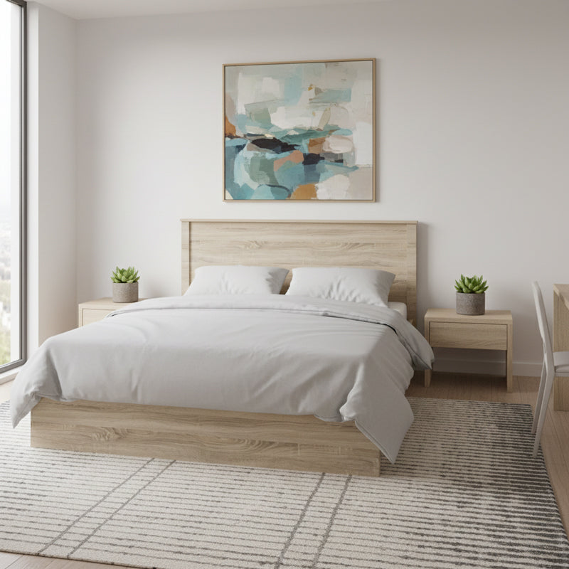 Легло Athos в цвят sonoma 160x200 см