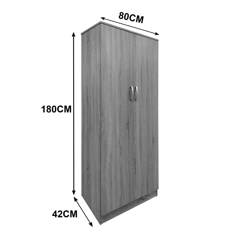Четирикрилен гардероб с надстройка Lego /sonoma-antracit 160x42x240см
