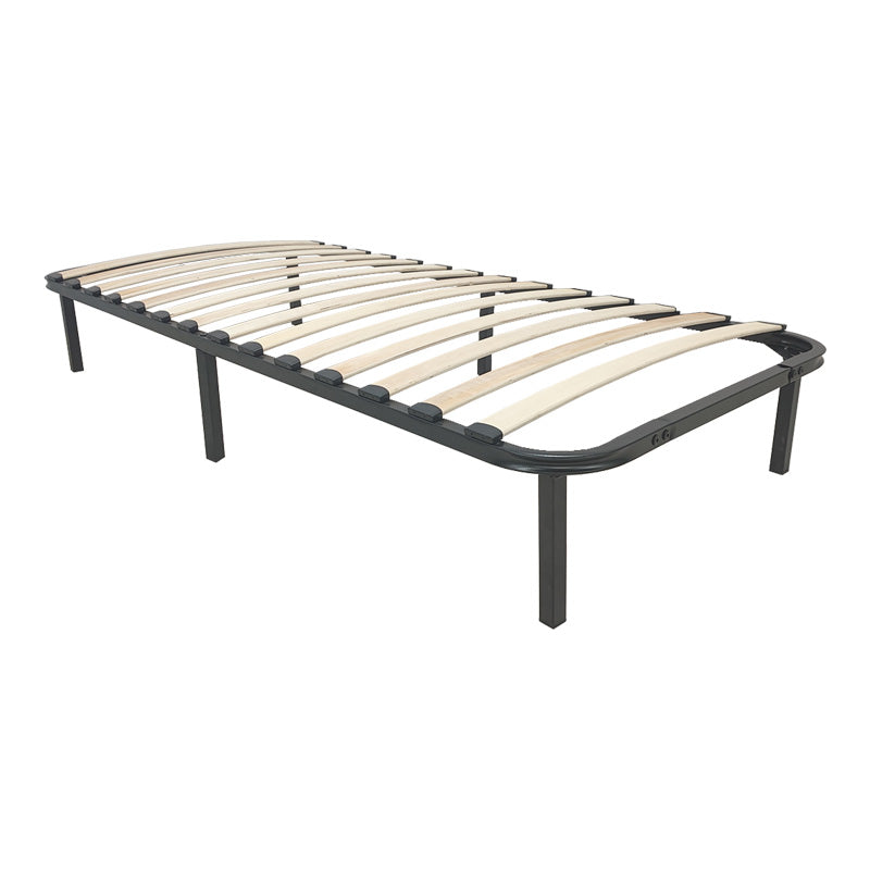 Метална рамка за легло Amaso в черен цвят 90x190x28см