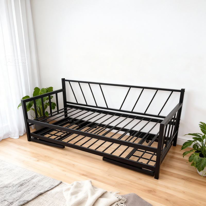 Легло-диван Remmie метал в черно 90x190 см