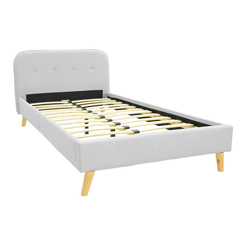 Легло Lumilux сив плат, 100x200см