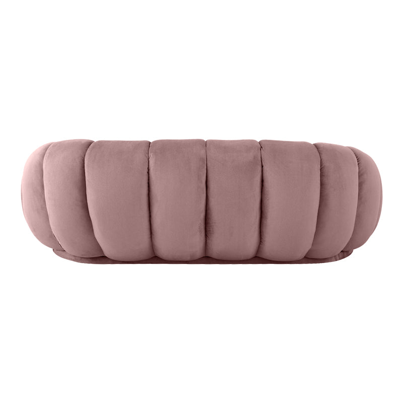 Диван embrace кадифе в цвят гнила ябълка 180x105x65см