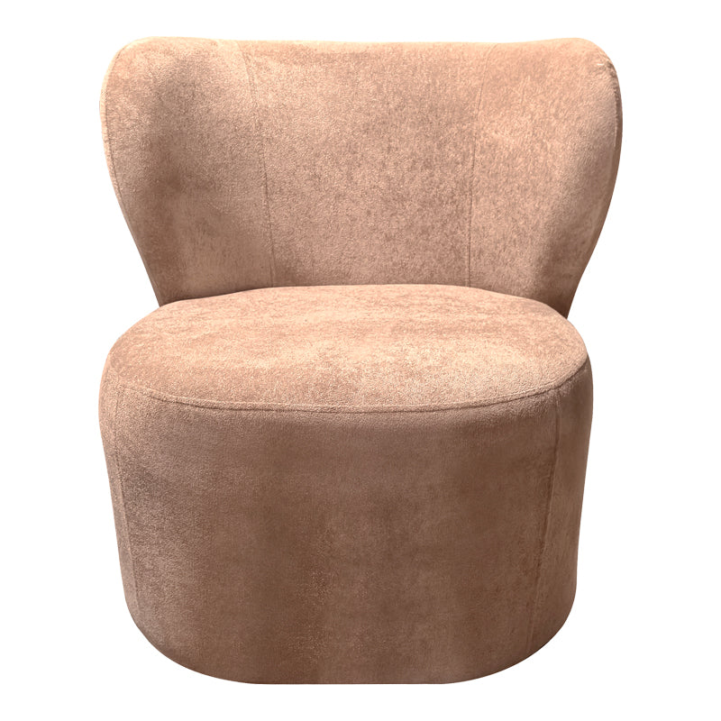 Кресло Veridian от плат в цвят гнила ябълка 63x70x66 см