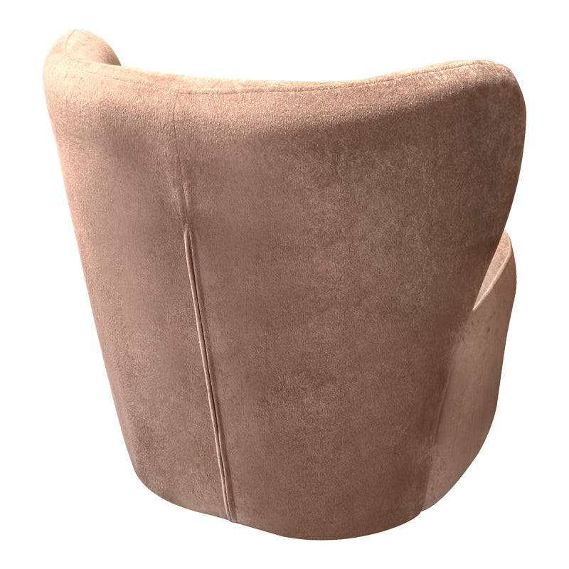 Кресло Veridian от плат в цвят гнила ябълка 63x70x66 см