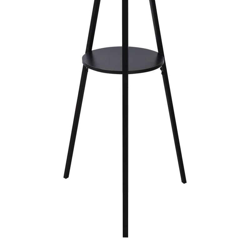 Закачалка за палта Denner метална в черен цвят 48.5x48.5x180см