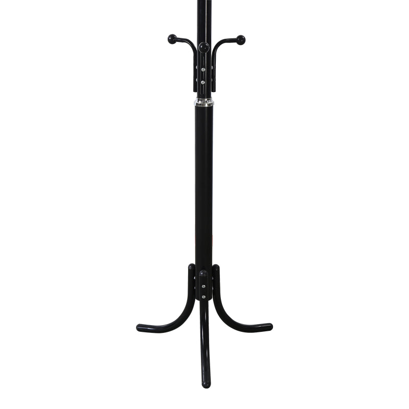 Закачалка за палта Mendora метална в черен цвят 40x40x180см