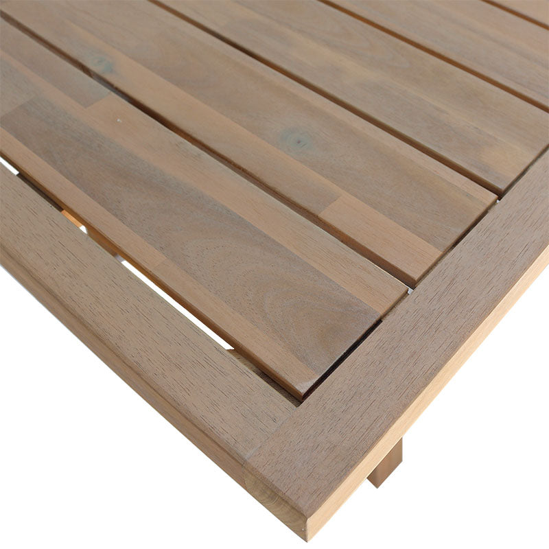 Маса Malibu акациево дърво в естествен цвят 180x90x75см