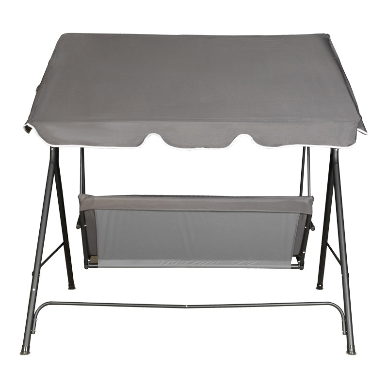 Градинска люлка Globo черен метал-антрацит плат 170x110x153см