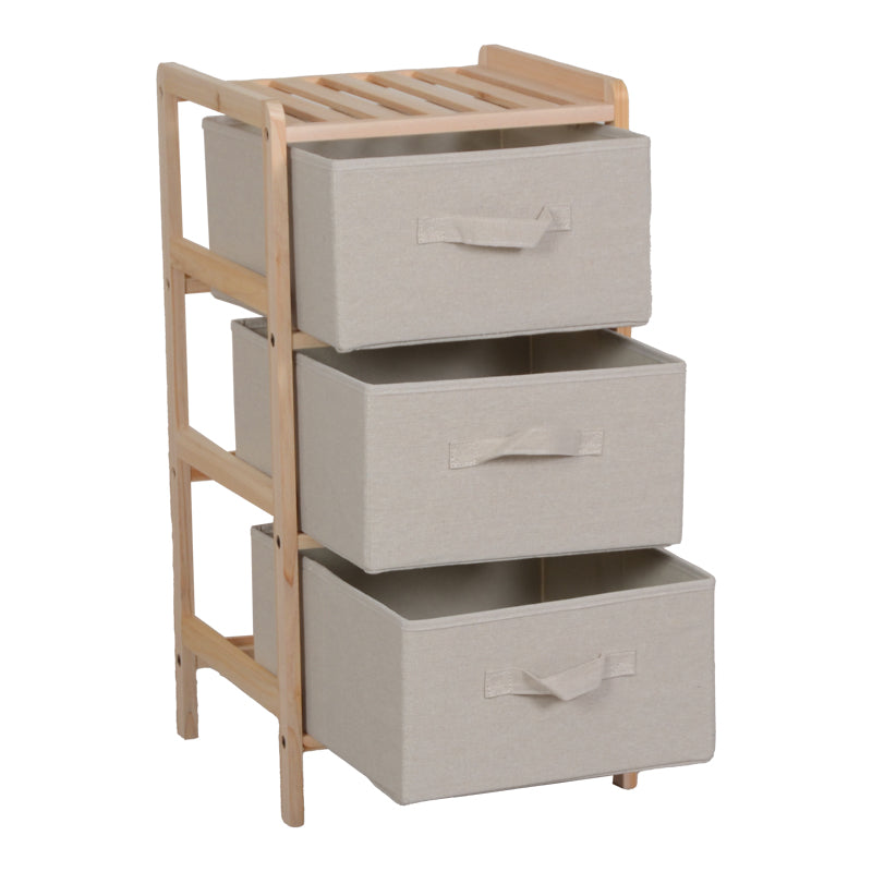 Скрин Wolen от ела, плат в естествено бежов цвят, 34.5x36.5x67см