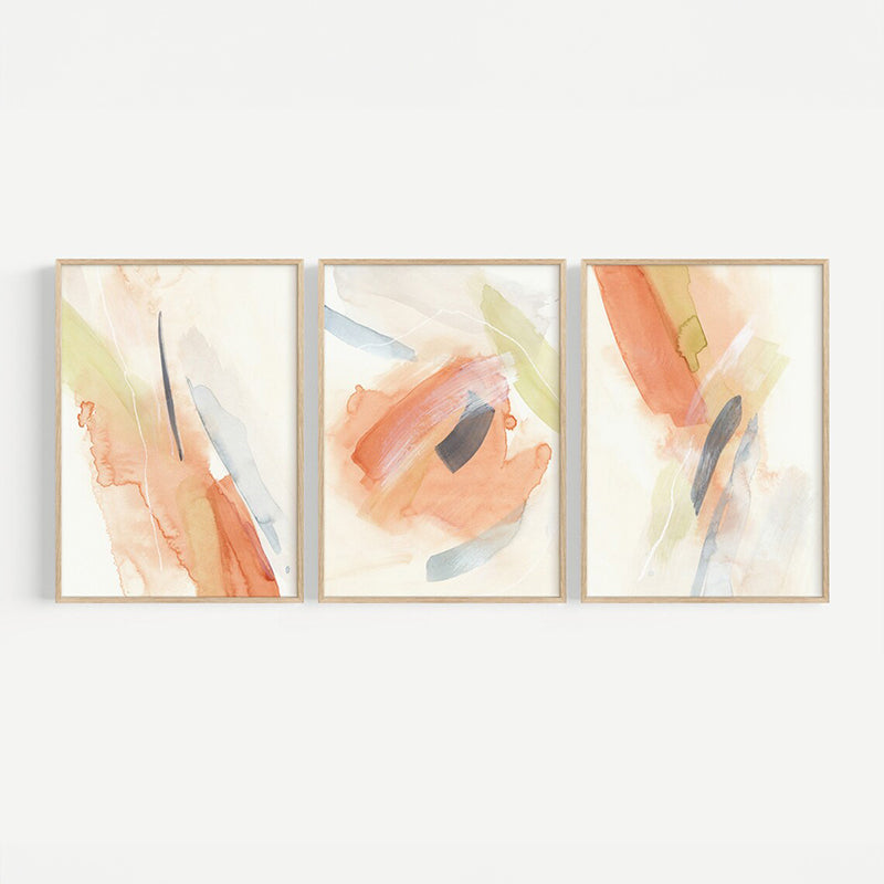 Стенно изкуство в рамка Coris триптих с дигитален печат 33x1.5x48см