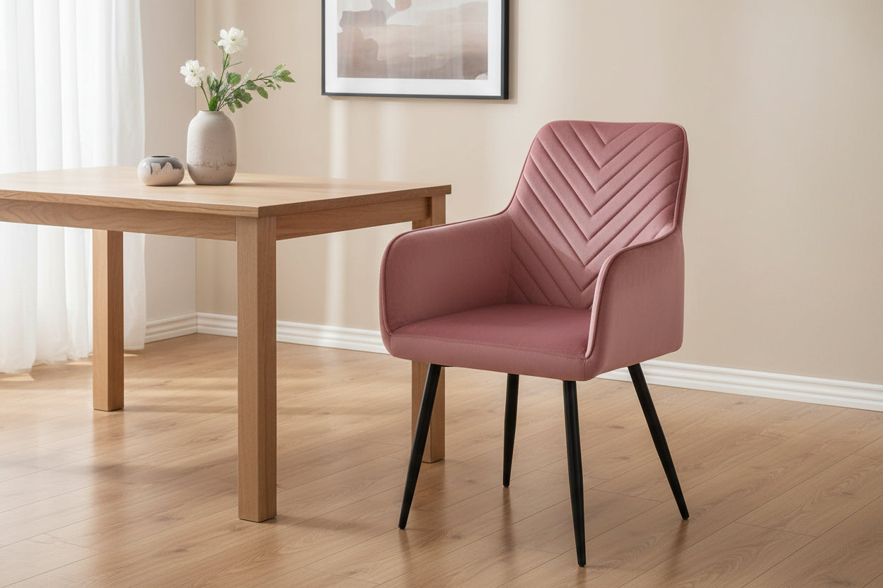 Трапезен стол LATRELL гнила ябълка цвят Комплект 4 броя