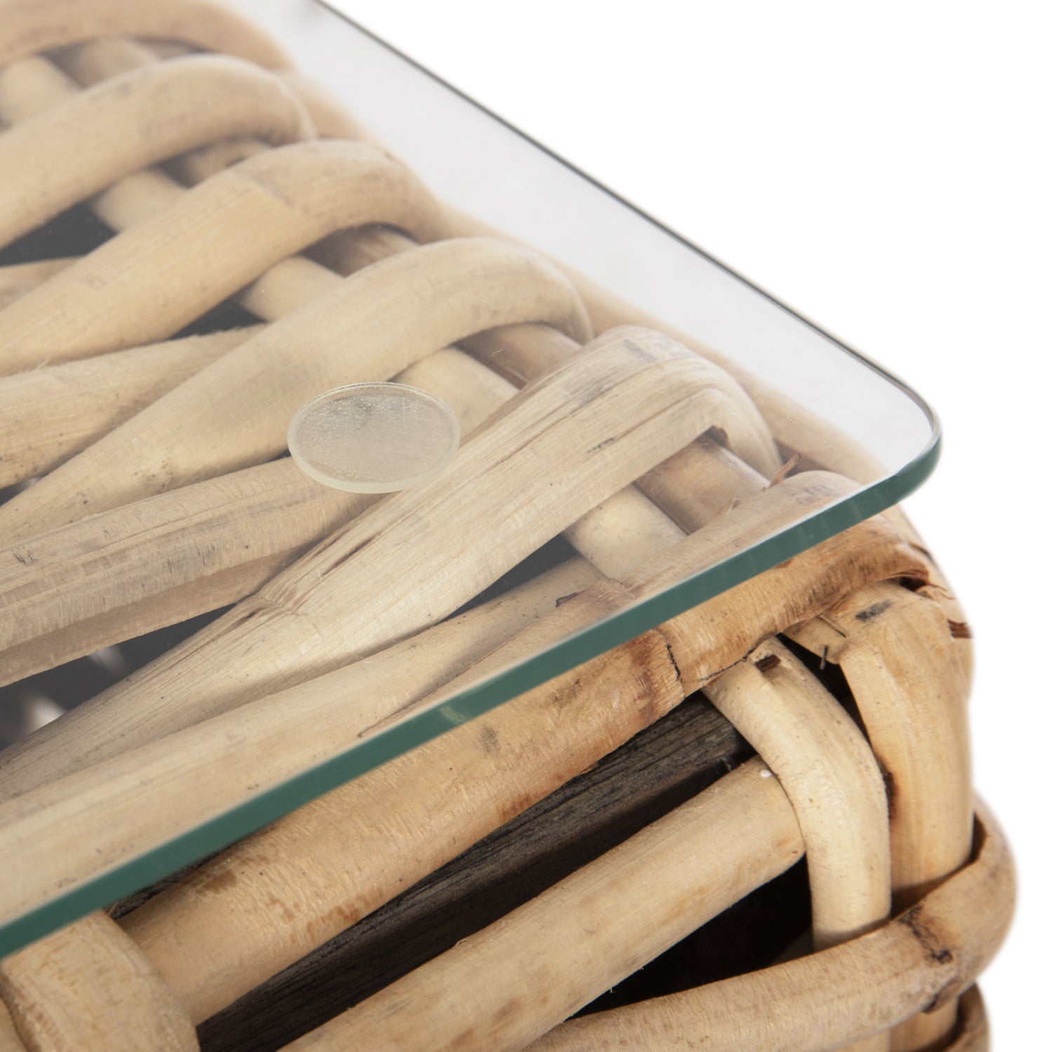 Комплект за хол 4 частиTROPEL от естествен ратан - 2-местен диван - 2 фотьойла - маса