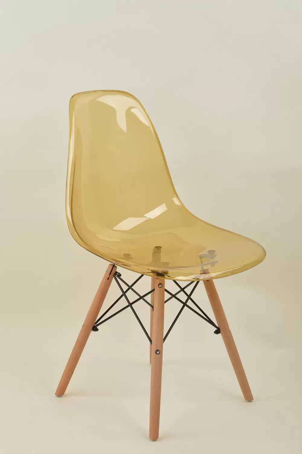 Трапезен стол Иви кристал/капучино