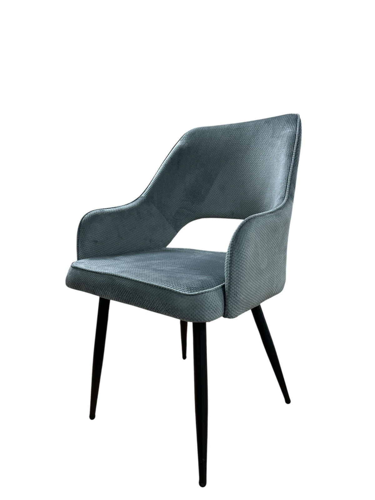 Трапезен стол Каво сива дамаска