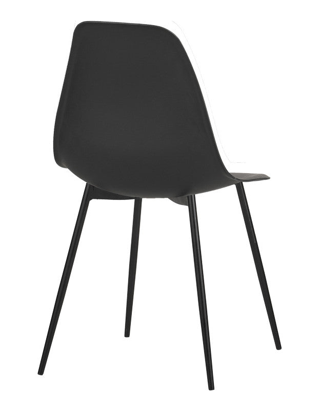 Комплект 2 броя стол BALLEN черен цвят 41.5x53x84.5см