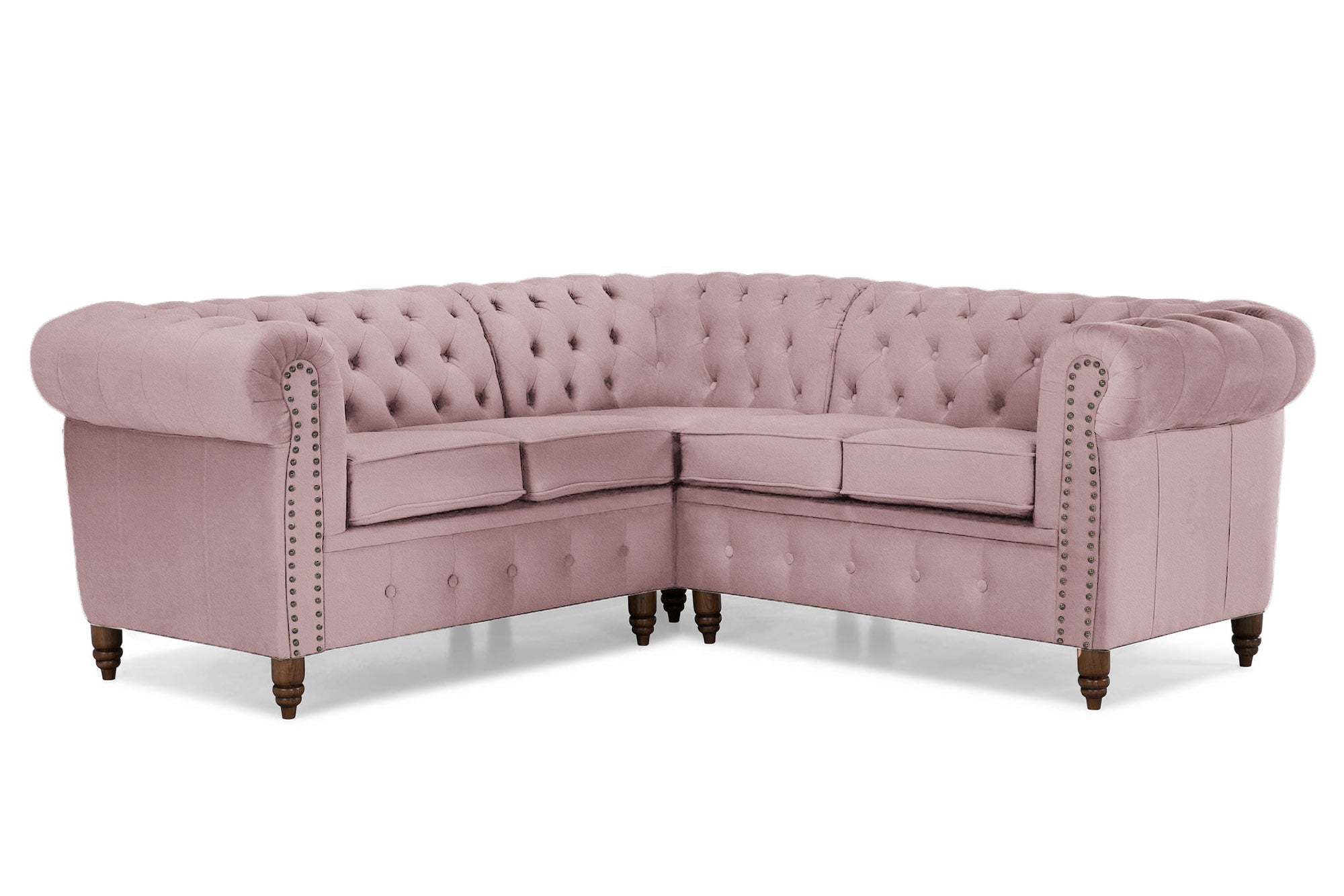 Диван Chestefield Luxe – четириместно, ъглово	205 × 86 × 80 см