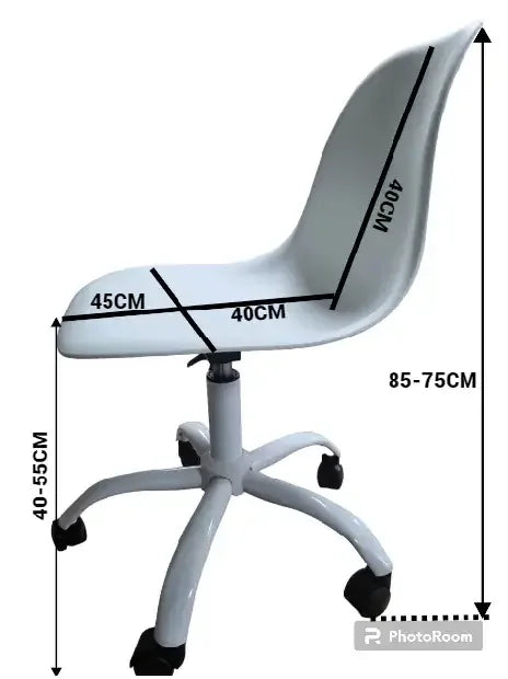 Офис стол Иви черен полипропилен