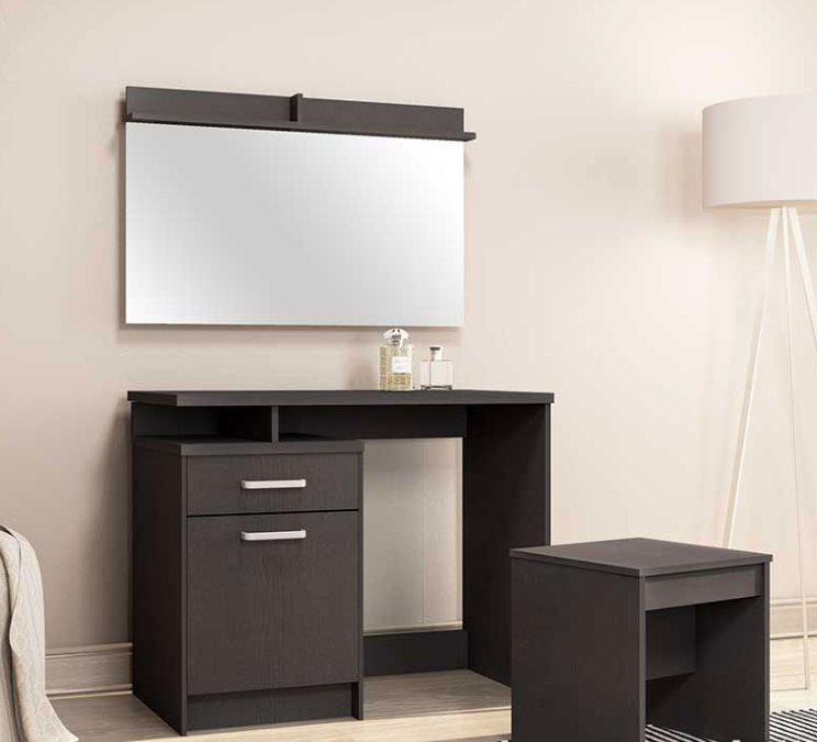 Тоалетка с огледало OLYMPUS в цвят венге 90/39.5/75см