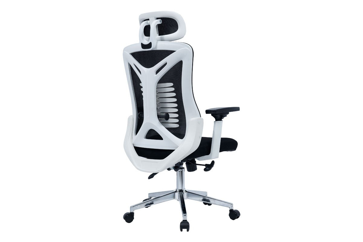 Офис стол мениджър Andrew мрежа черно-бял