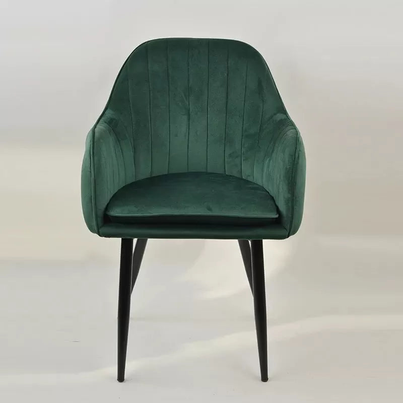 Трапезен стол ВМ313 -зелено кадифе