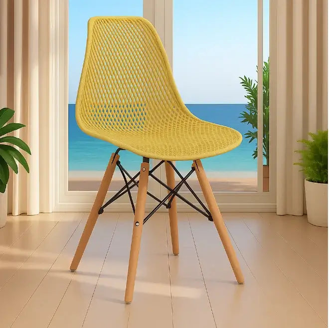 Трапезен стол Лариса жълт