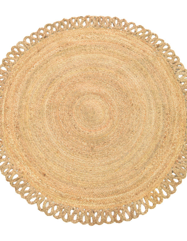 Килим от юта Prejo  в естествен нюанс d120x1см