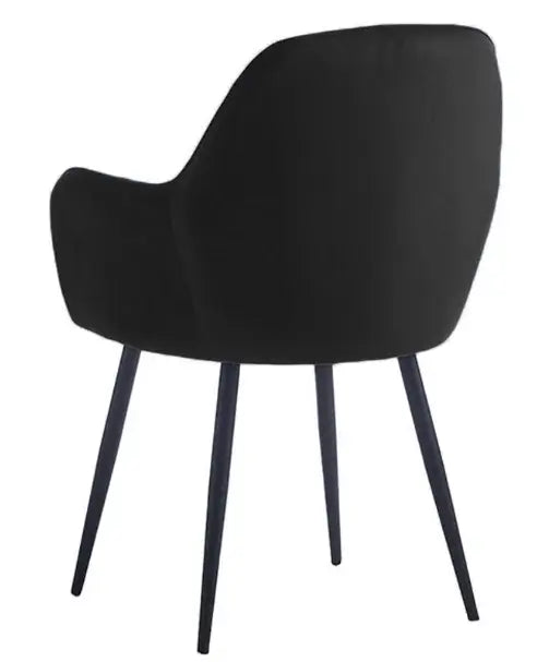 Трапезен стол ВМ313 -черно кадифе