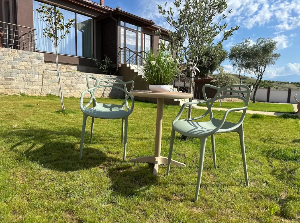 Трапезен стол Виена 15цвята-полипропилен резеда