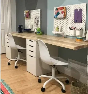 Офис стол Иви бял полипропилен