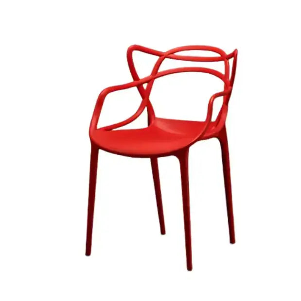 Трапезен стол Виена 15цвята -червен полипропилен