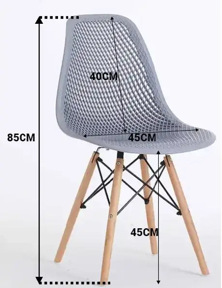 Трапезен стол Лариса бял