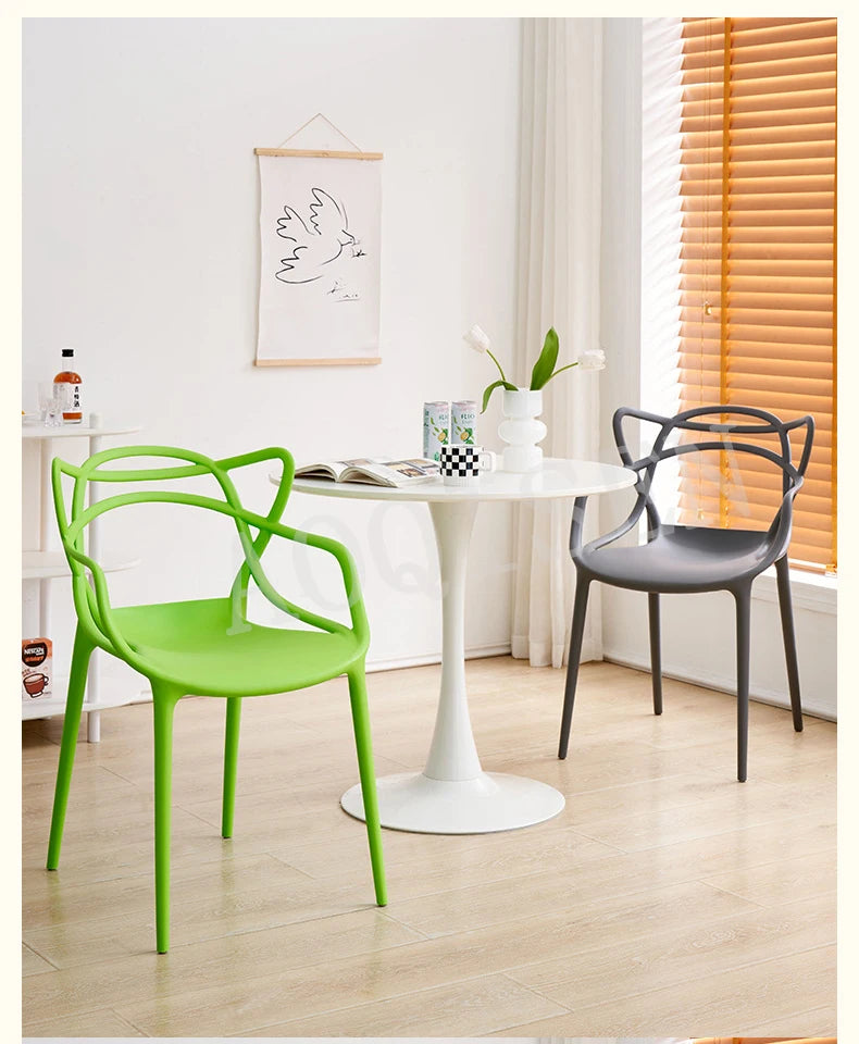 Градински стол Виена 15цвята-полипропилен зелен